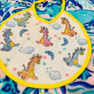 💖90s Retro Giraffes Bib 🦒💜💖